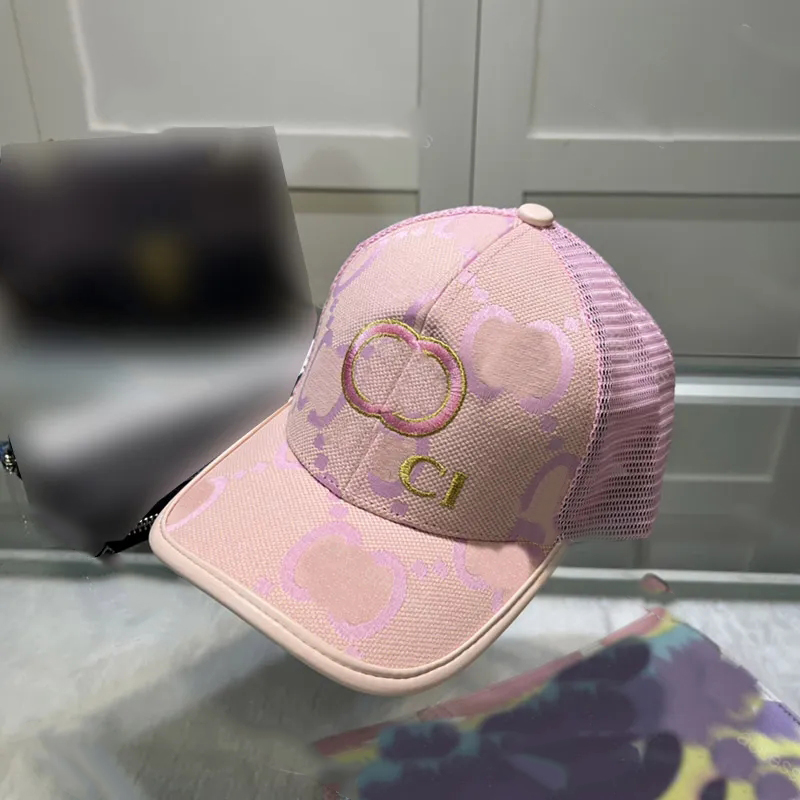 Berretto da baseball da donna Desingers Casquette Jumbo G Cappelli di tela Berretti da camionista a rete uomo Snapback nero Accessori cappelli aderenti rosa verde