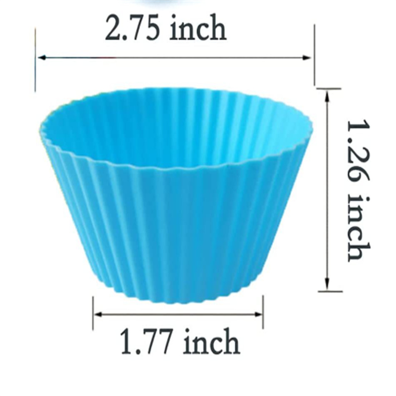 Sile Muffin Cupcake Stampi 7cm Colorful Cake Cup Mold Case Bakeware Maker Baking Mold sport JL1718