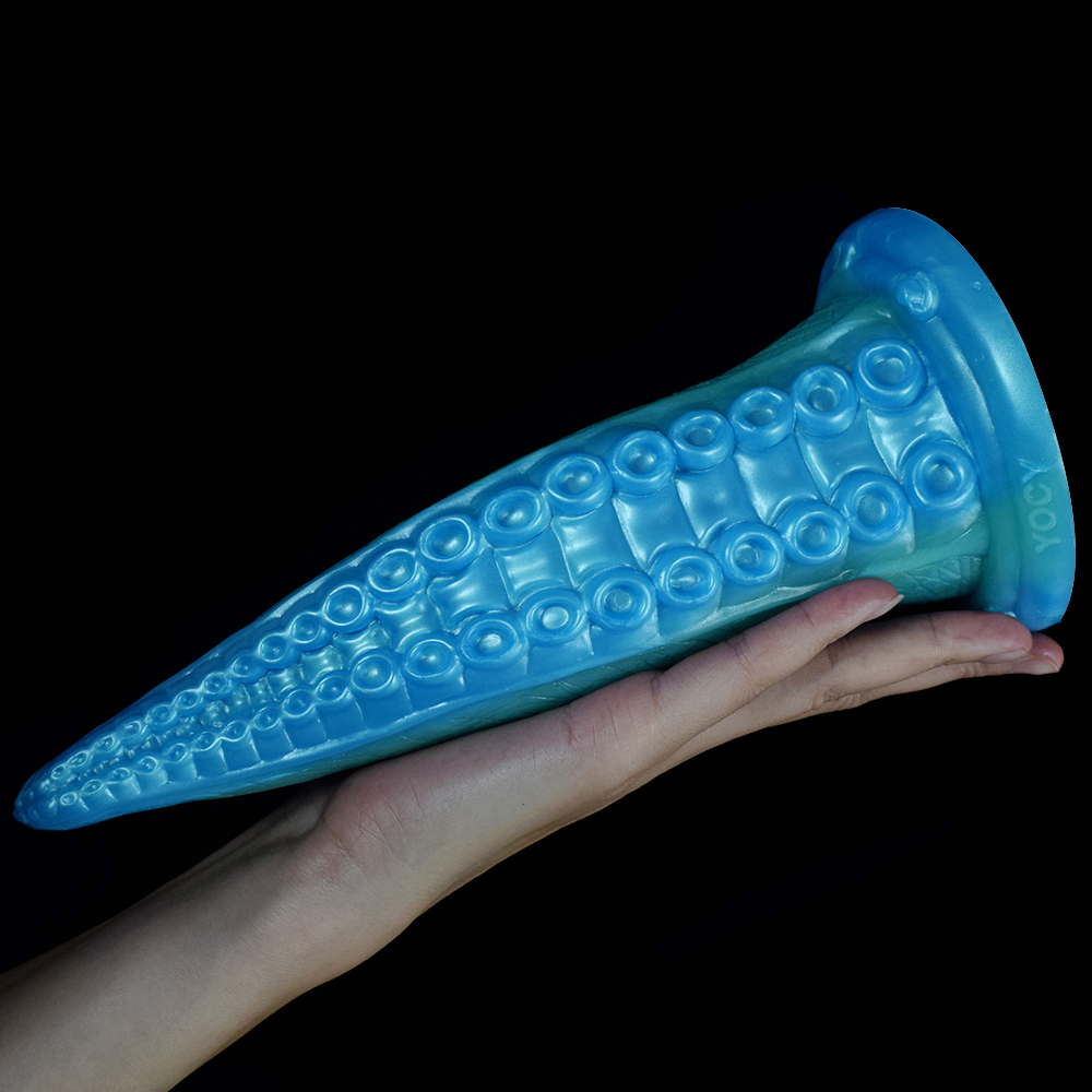 肛門のおもちゃsxxyリアルなタコ触手ディルドシリコンシリコン厚い動物ペニスアナルプラグ