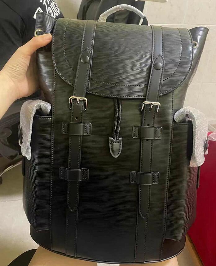 Christopher Genuine Leather Top Quality 2023 Luxury Designer backpack man woman bag Travel multifunctional Backpacks handbag School Bags men laptop backpack