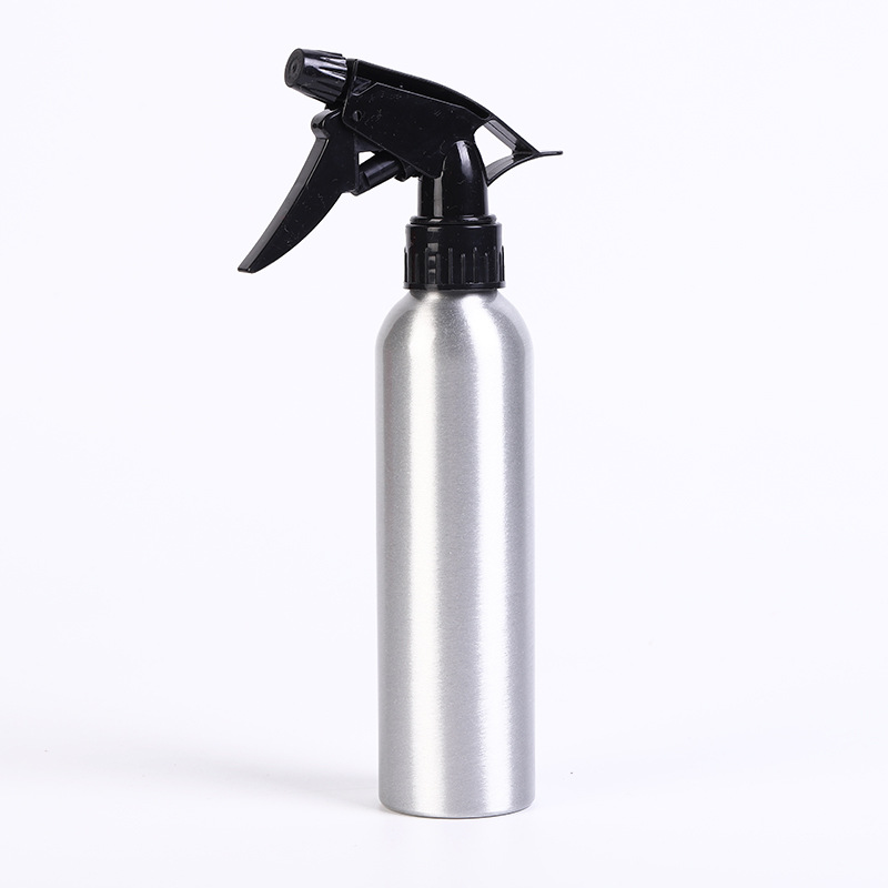 250 ml kosmetik sprayflaska aluminiumlegering tom påfyllningsbar dimma flaskesalong frisör vatten sprayer