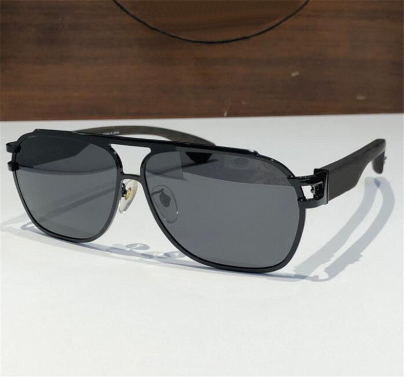 Новый дизайн моды мужчины пилотные солнцезащитные очки Hum Mer Retro металлическая рама