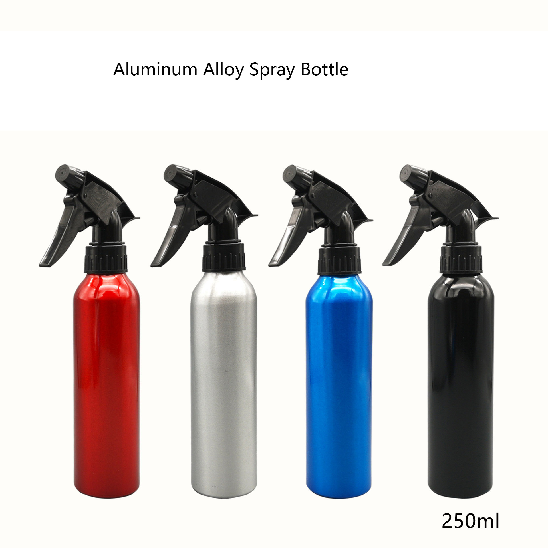 250ML Cosmetics Spray Bottle Aluminum Alloy Empty Refillable Mist Bottle Salon Barber Water Sprayer Watering Can