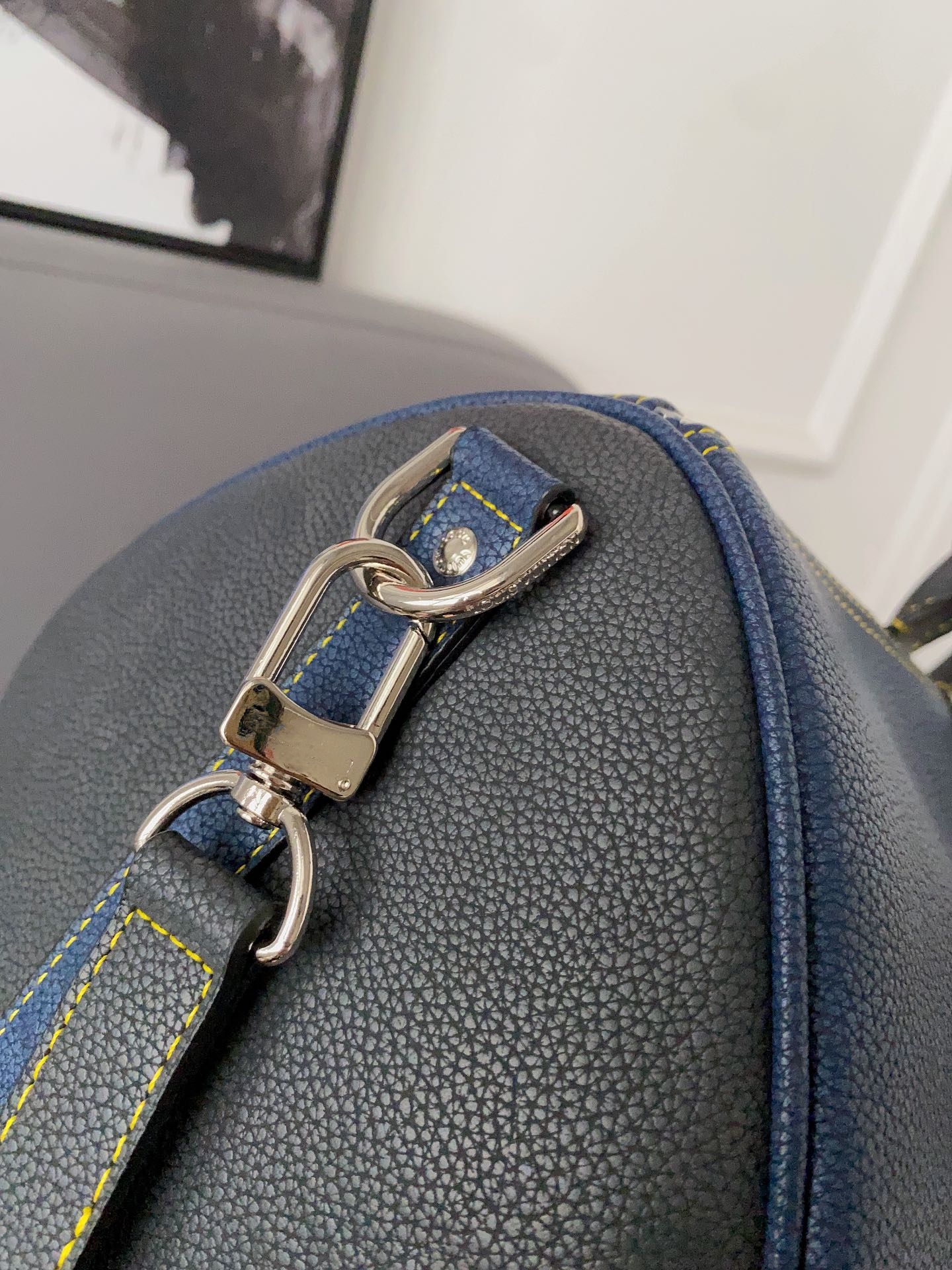 Borse da viaggio da uomo di marca di lusso Borse da viaggio con lettera blu Borse a tracolla Totes Borsa da aeroporto donna di design famoso Keepall 50 Borse Borse da palestra da uomo Borsa da fitness yoga Totes