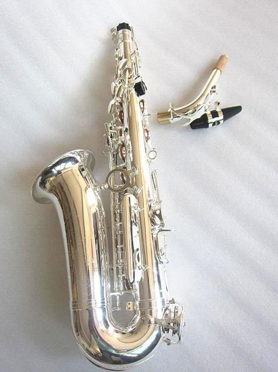 Novo Saxofone Alto Alta Qualidade Júpiter JAS 700Q Eb Sax Silvering E-Flat Instrumentos Musicais Saxofone Com Estojo