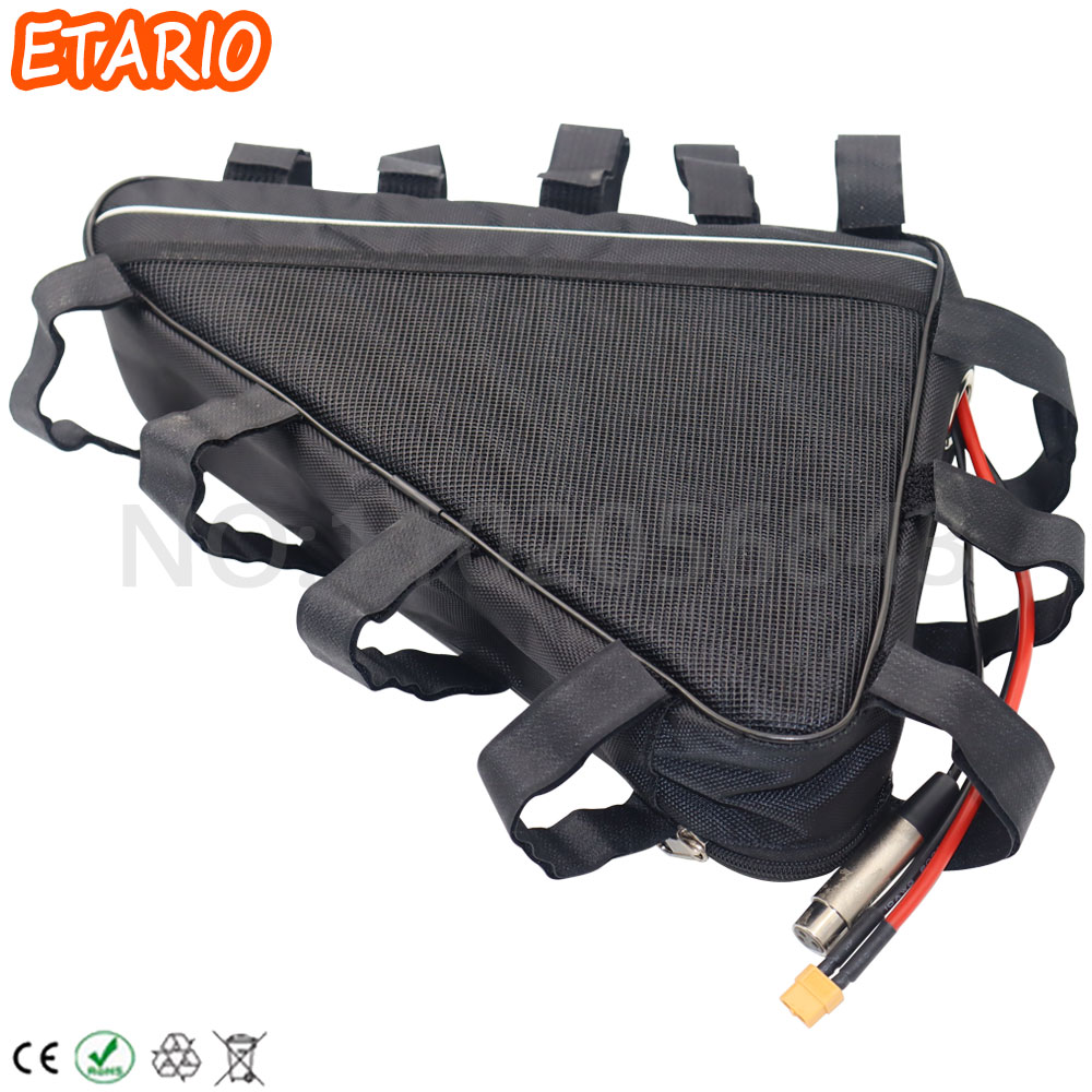 48V52VTriangle Cella batteria al litio 52V Batteria 48V Ebike Batteria 48V 20AH 25Ah 30AH 35Ah 40AH Enorme capacità 2000W con caricabatterie.