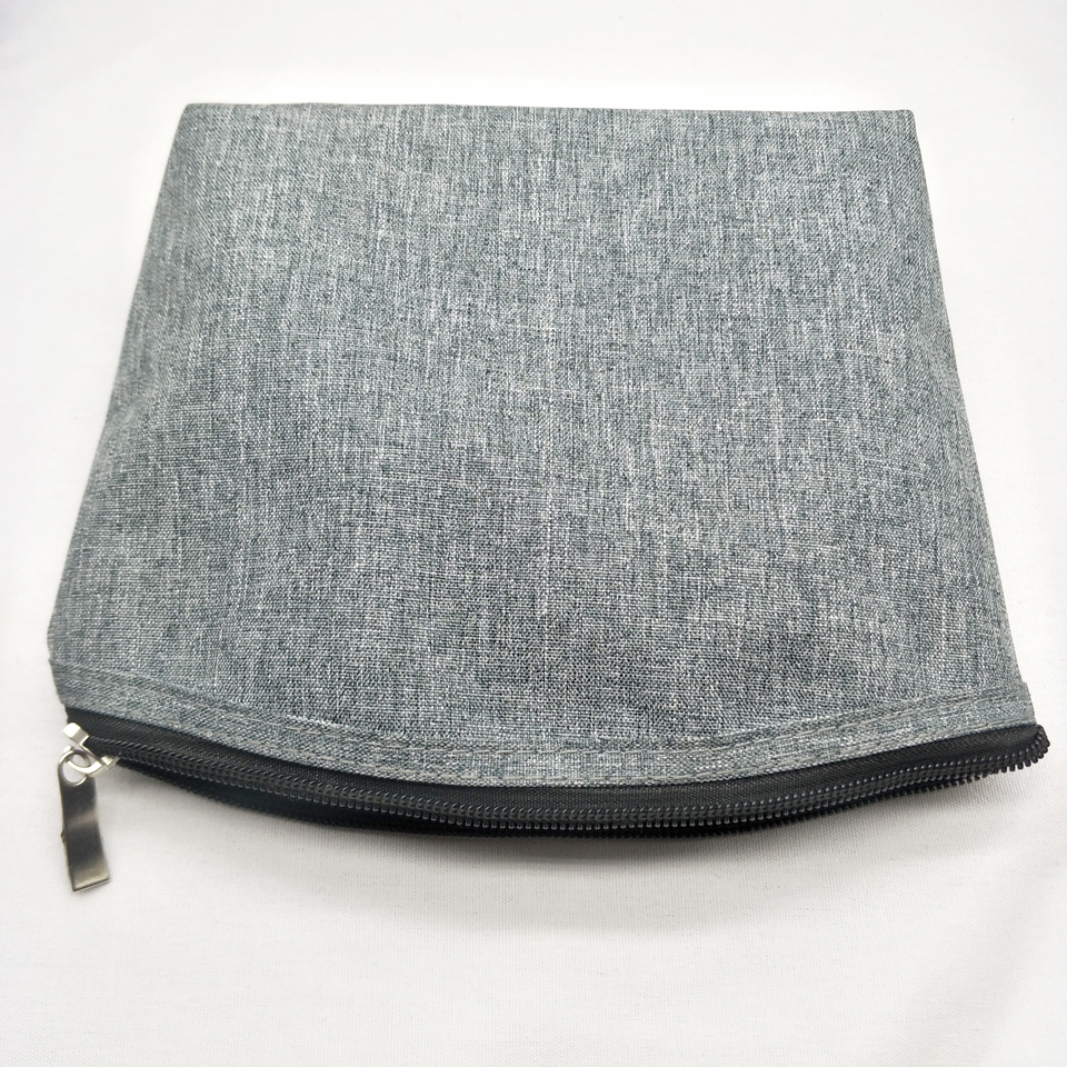oxford sac cosmétique de voyage étanche gris bleu kaki trousse de toilette petite pochette zippée