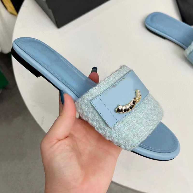 sandali estivi famosi designer donna pantofola corridori in schiuma scivoli graffi scarpe da spiaggia coperta in vera pelle con scatola taglia 11