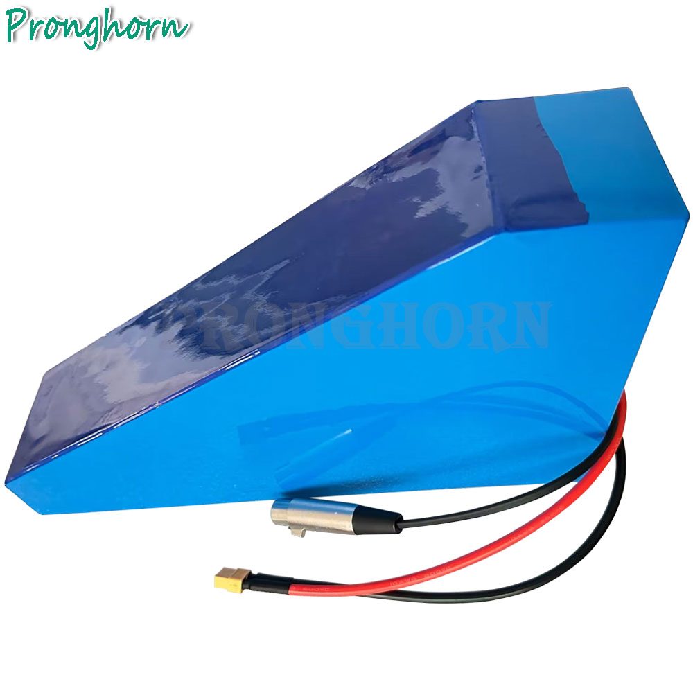 Electric Bike Triangle 18650 Lithium Battery Pack 36V 48V 52V 60V 72V 20Ah 30Ah 40Ah 45AH 50AH Large Capacity For Modify Mountain Bicycle.