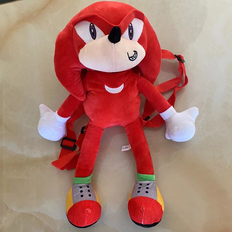 Manufacturers wholesale 45cm 4 styles sonic hedgehog Stark backpack plush toy animation movie game peripheral backpack children's gift
