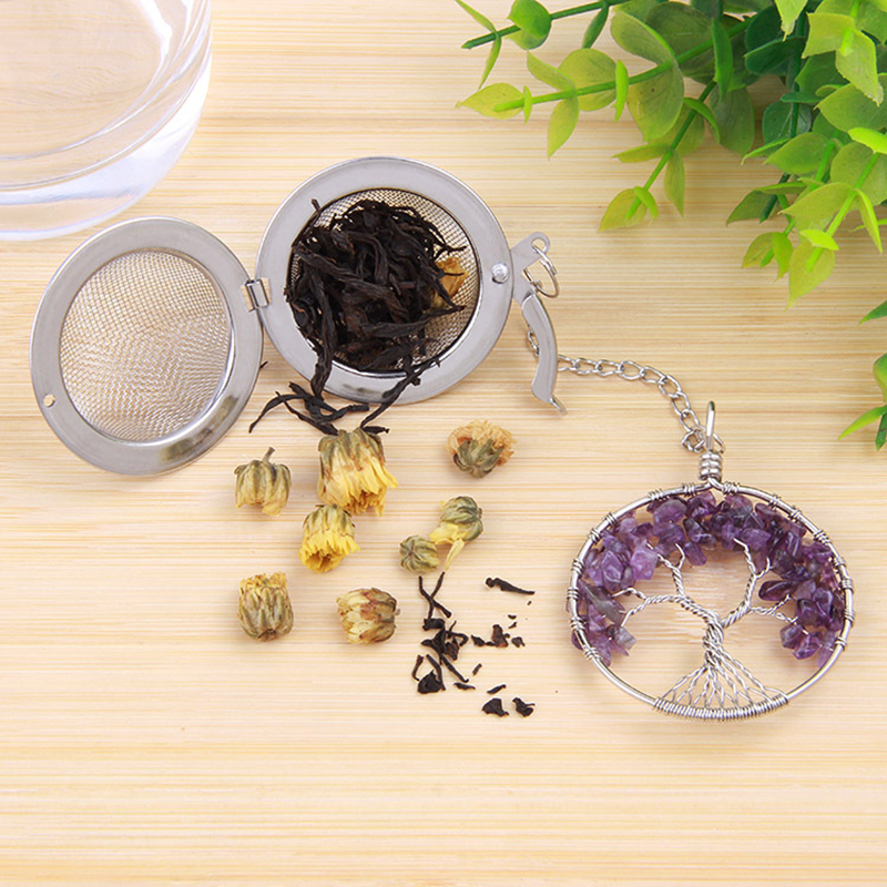 Crystal Life Tree Mesh Tea Strainers Tea Ball Filter Strainers Tea Infuser Teaware Accessories