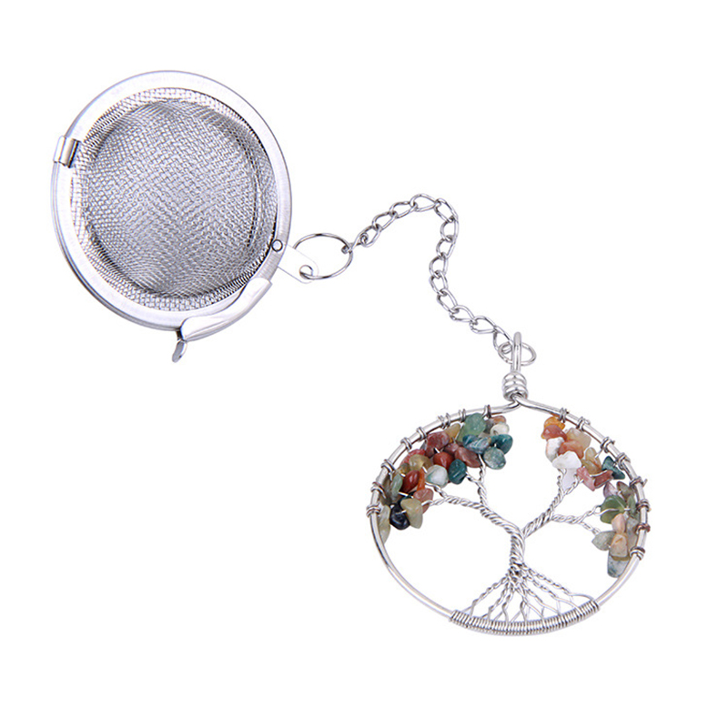 Crystal Life Tree Mesh Tea Strainers Tea Ball Filter Strainers Tea Infuser Teaware Accessories