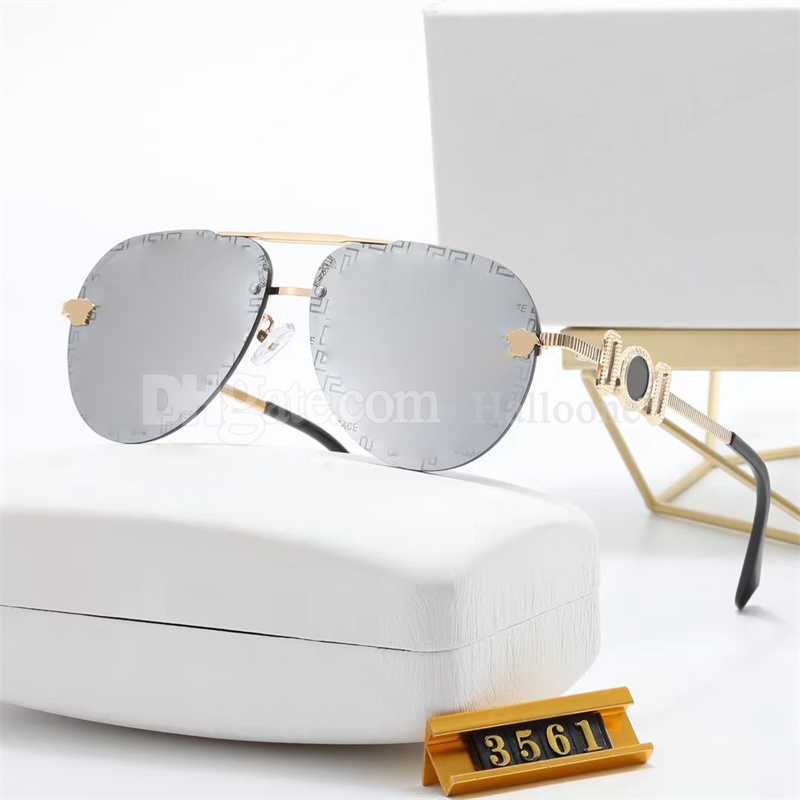 Óculos de sol de designer clássico para mulheres e homens modelo de moda especial proteção UV 400 armação de feixe duplo para mulheres ao ar livre marcas design liga top óculos de sol ciclone