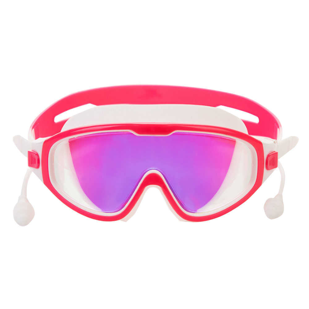 Lunettes de natation enfants bouchon d'oreille garçon fille étuis à lunettes de natation enfants lunettes de piscine Anti-buée Protection UV lentille de plongée