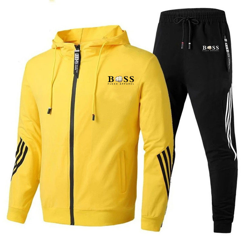 Mężczyźni projektant z kapturem Modna moda zimowa bluza z kapturem Joggers Pantelons Sets Football Mes Sportswear Ubrania