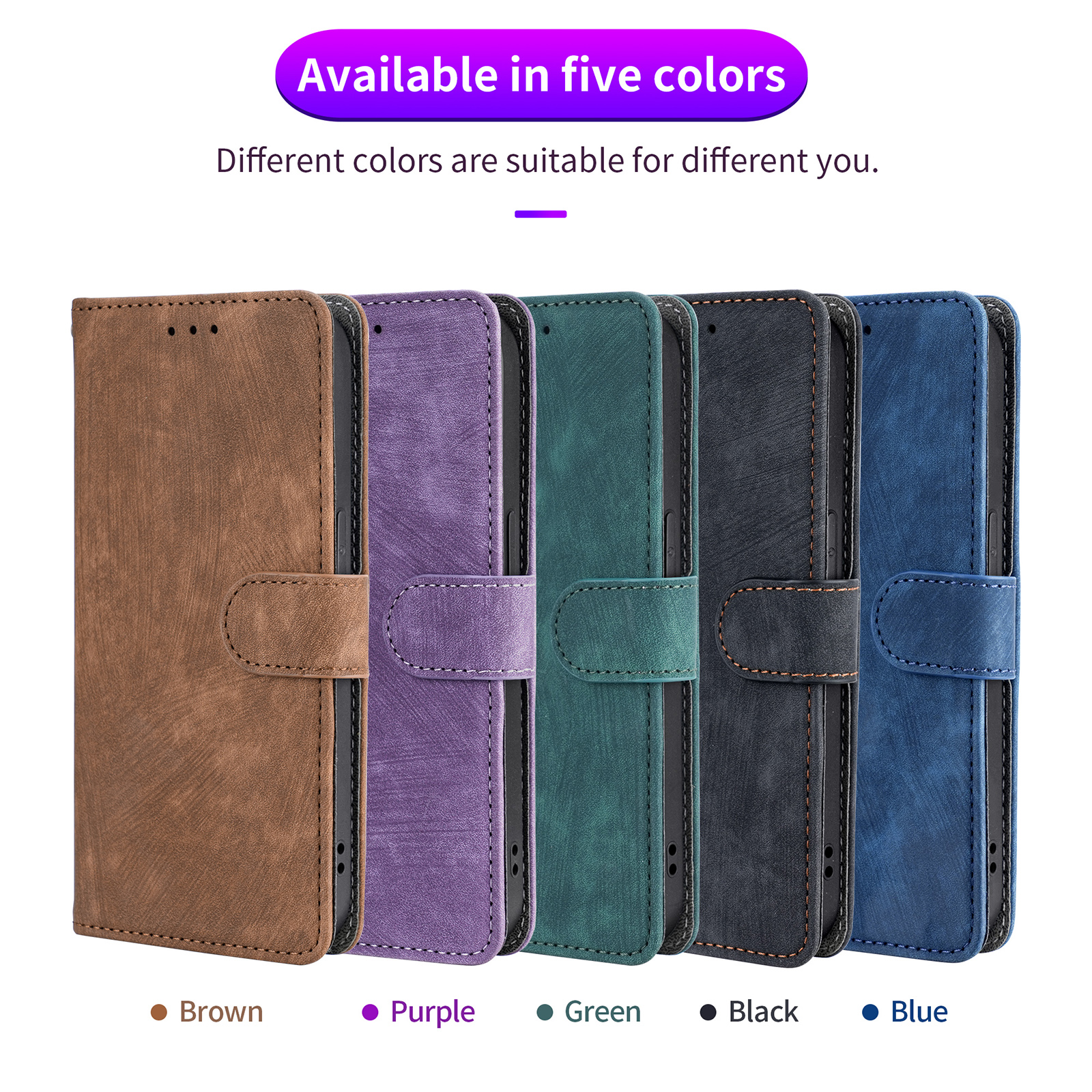 Wallet Leather For Samsung Galaxy Z Fold 4 3 2 Fold3 Fold5 Case Flip Book Credit Card RFID Protection Cover