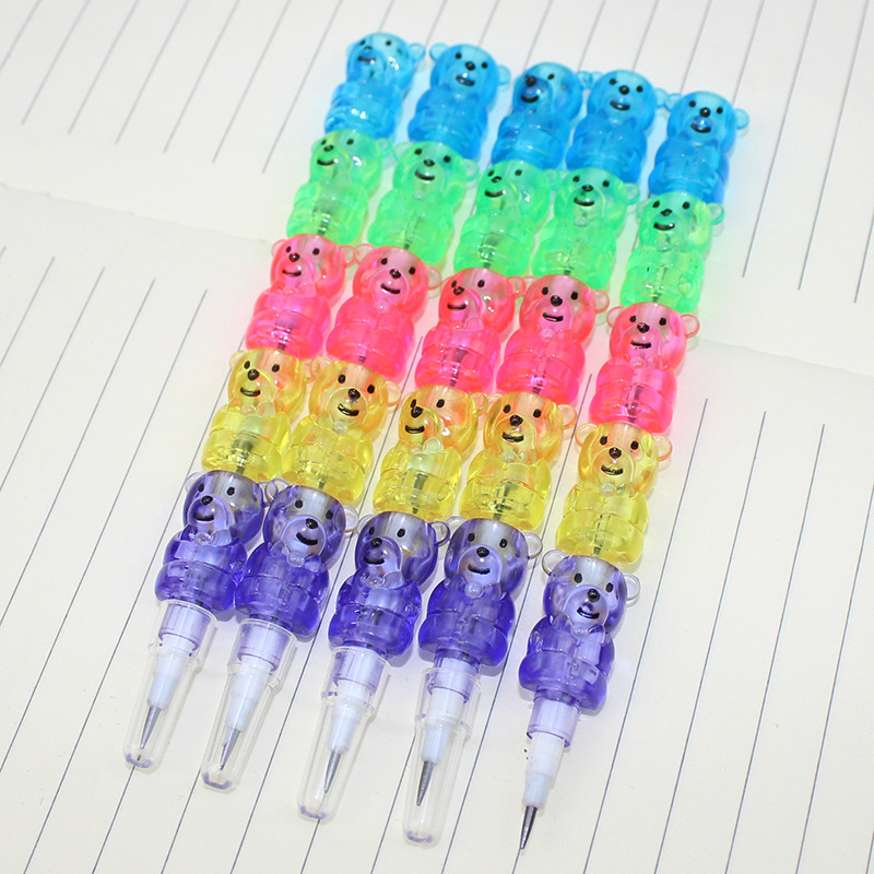 Cute Cartoon Bear Pencils Pisanie Pens Pens School Office Supplies Pencil For Kids Pomiar Prezent