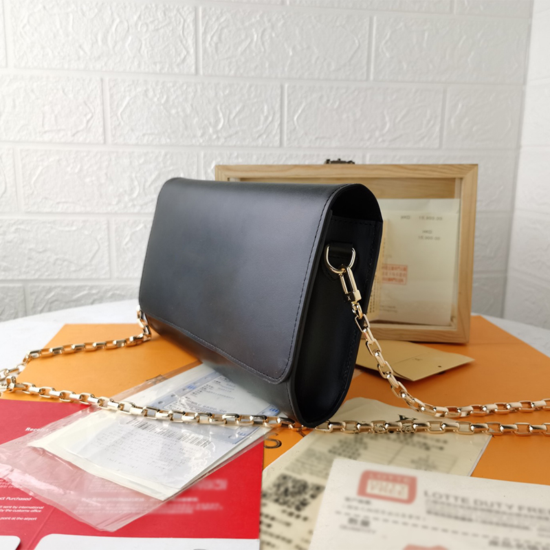 designerskie torba Messenger Kobiety Wysokiej jakości designerskie torebki torebki Flip Black Bag Cross Body Ramerze Torby luksusowe czarne torba