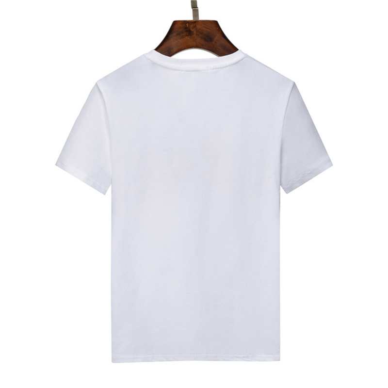 T-shirt en coton à manches courtes pour hommes d'été mince absorbant la sueur mode décontractée mince pour hommes, plus la taille lâche demi-manche ronde neck01