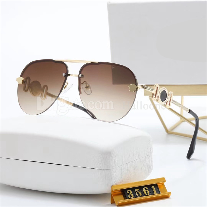 Classic Designer Sunglasses For Women and Men Fashion Model Special UV 400 Protection Double Beam Frame Womens Outdoor Brands Design Alloy Top Cyclone Sunglasses