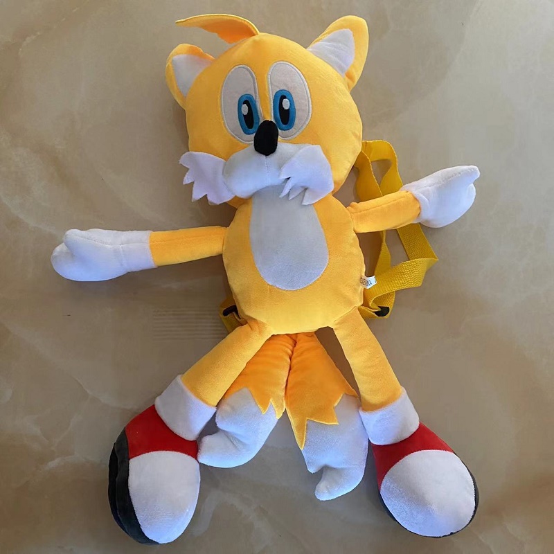 Fabricants en gros 45 cm 4 styles sonic hérisson Stark sac à dos en peluche jouet film d'animation jeu périphérique sac à dos cadeau pour enfants