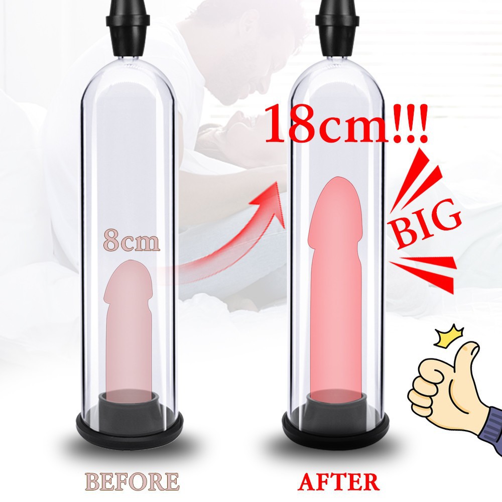 Male penis pump Manual Penis Enlarger Enhancement Erection sex toy for mens Vacuum Pump Big Dick Trainer Male Lasting Masturbator