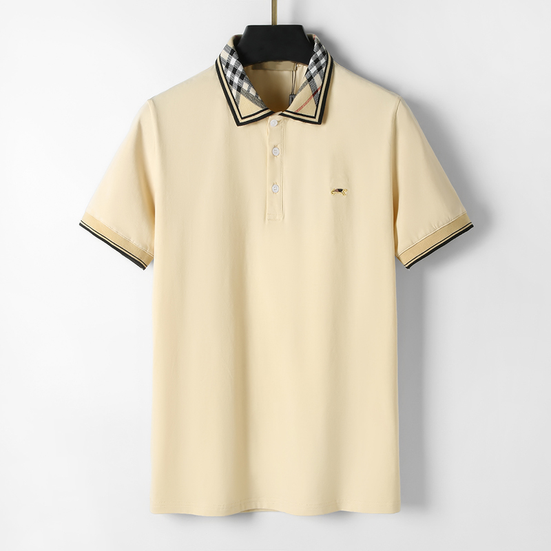 Designer Polo Herren Poloshirt Mode Brief bestickt Business Herren Rhoback Polos Kurzarm T-Shirt Poloshirt Größe M-3XL