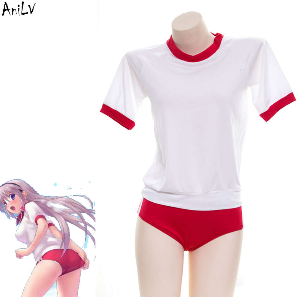 Ani Japanische Schwimmstunde Schule Student Badeanzug Kostüm Anime Mädchen Bademode Uniform Pool Party Cosplay Cosplay