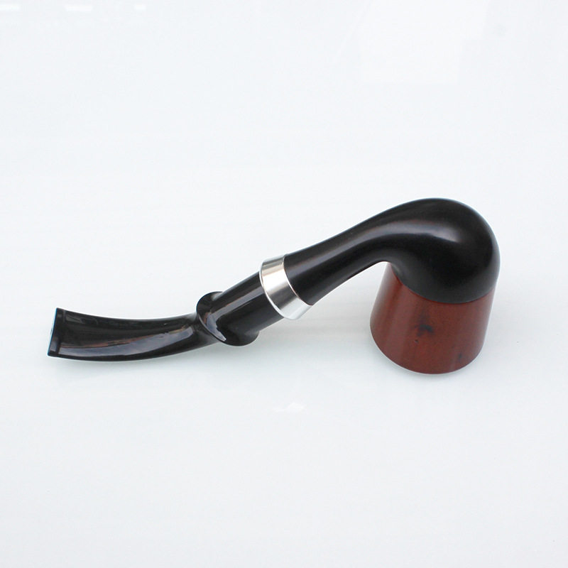 Pipes pour hommes Pipe sèche en acajou Collection fête des pères de pipe en bois massif SD-751 accessoires pour fumer