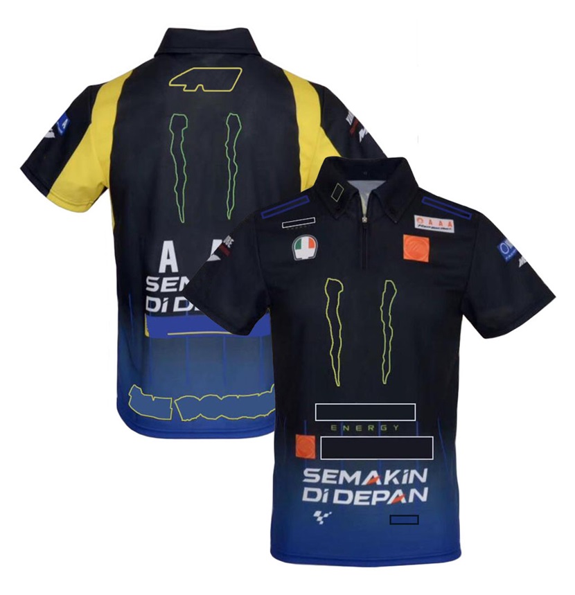 2023 New Moto Racing Thirt Te-Shirt Team Team Quick-Dry Sport Polo Shirt قصيرة الأكمام