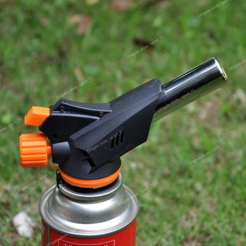 Torche à gaz de soudage 509C Pistolet à gaz Butane Brûleur de torche à gaz Lance-flammes Butane Burn Allumage automatique Briquet Pistolet Briquet à flamme Camp nbsp; Cuisson