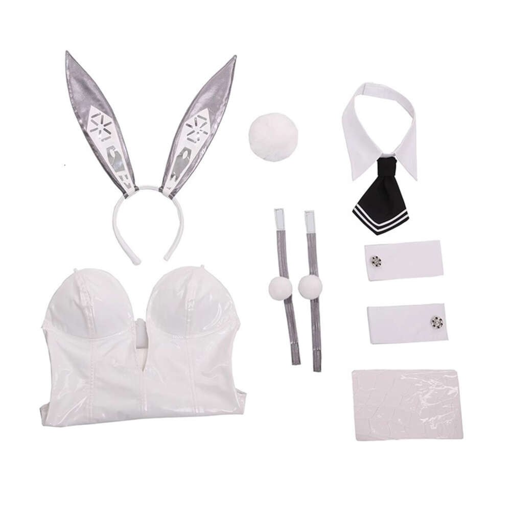 Ani Nikke The Goddess of Victory Bunny X 777 Blanc Noir Game Uniform Outfits Set Cosplay Costumes Cosplay