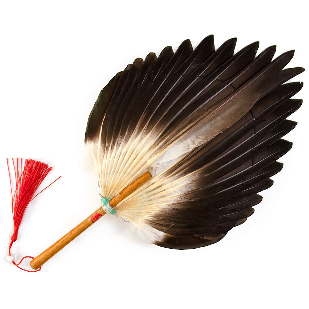 New Style Natural Duck Ventilador Hand Feather Dance Fan Abanicos Para Boda Eventail A Main Photographic Prop