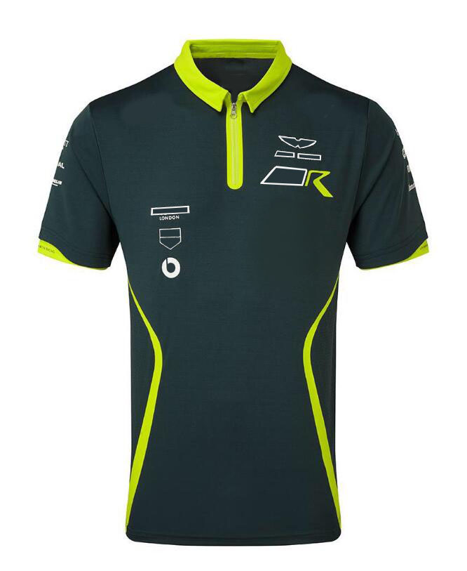 Polo de carreras F1, camiseta de manga corta para equipo de verano, personalización del mismo estilo