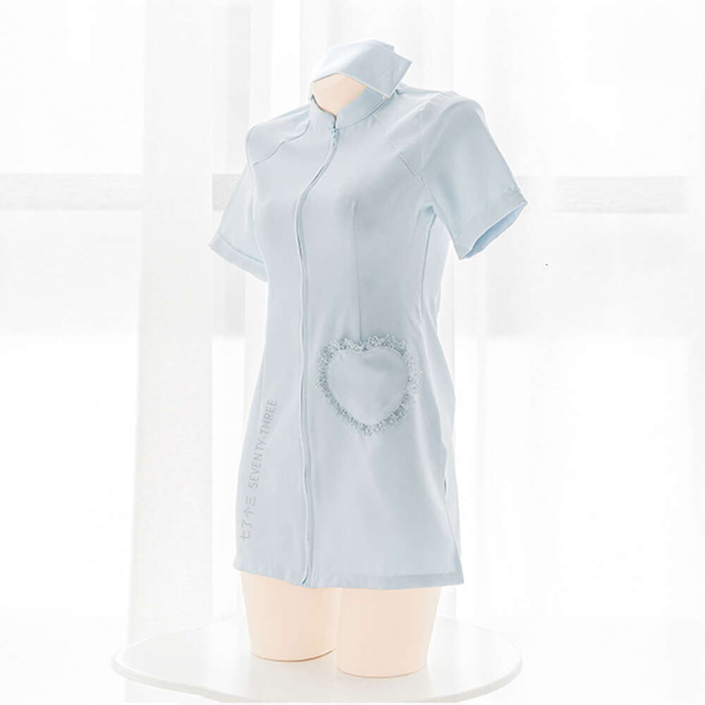 Ani jeu de rôle mignon Gilr infirmière robe avec chapeau uniforme Costume femmes Sexy chemise de nuit Pamas tenue Cosplay cosplay