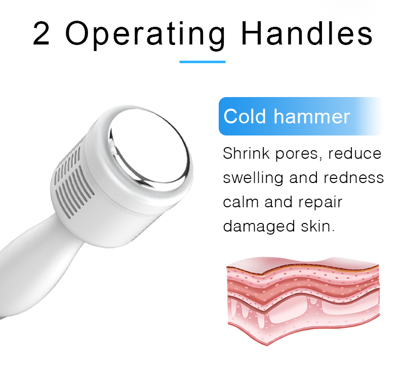 2 em 1 Máquina de Microagulhamento RF Equipamento de Beleza Vácuo Cryo Martelo Frio Estrias Removedor de Cicatrizes 10 pinos 25 pinos 64 pinos e Tratamento Nano Micro Agulha