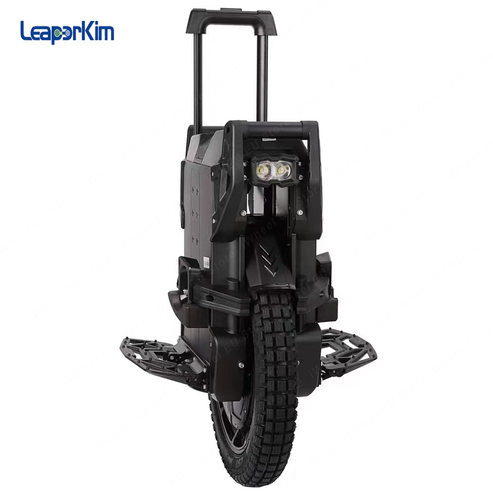 En yeni Leaperkim Veteran Lynx 151.2V 2700 WH 50E Pil Tepe Gücü 8000W Motor 125km/H Ayarlanabilir Süspansiyon Aralığı 90mm Tek tekerlekli bisiklet