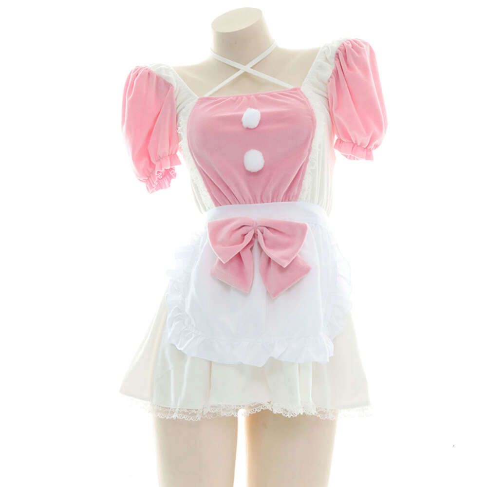 Ani 2022 novo anime japonês menina kawaii empregada vestido uniforme cosplay feminino bonito de pelúcia camisola casa pamas lingerie traje