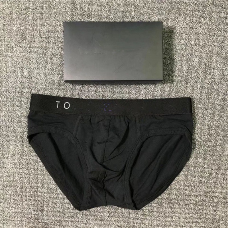 Luxuriöse Designer-Herren-Sexy-Slips mit aufgedrucktem Logo an der Taille, Jugend-Unterwäsche aus reiner Baumwolle, sportliche elastische Unterwäsche, 5 Farben mit Box, 4 Stück/Los M-XXL