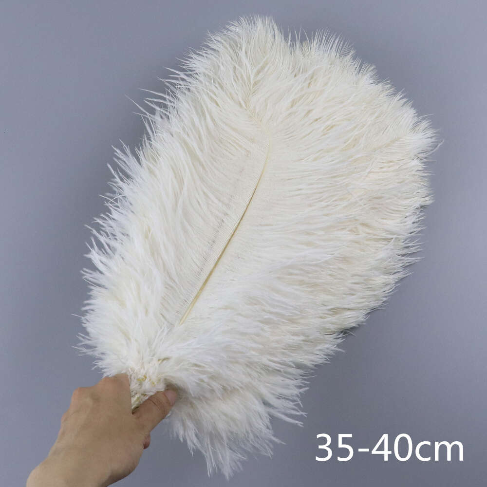 Plumes d'autruche blanches, 10 piècespour décoration de fête de mariage, Plumes, accessoires de centre de Table, vente en gros en vrac