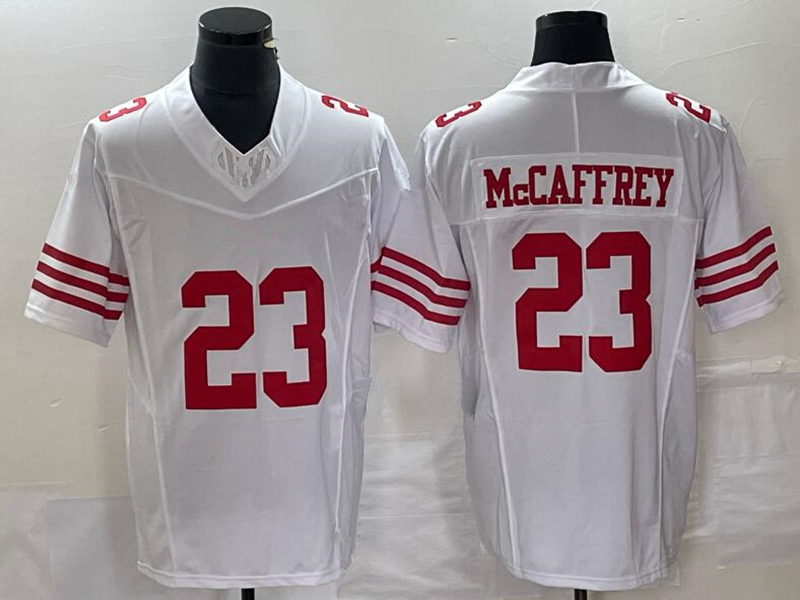 Brock Purdy Christian McCaffrey Maglia da calcio Deebo Samuel Brandon Aiyuk George Kittle Jauan Jennings Fred Warner Nick Bosa Joe Montana Dre Greenlaw 49ER Ward 4XL