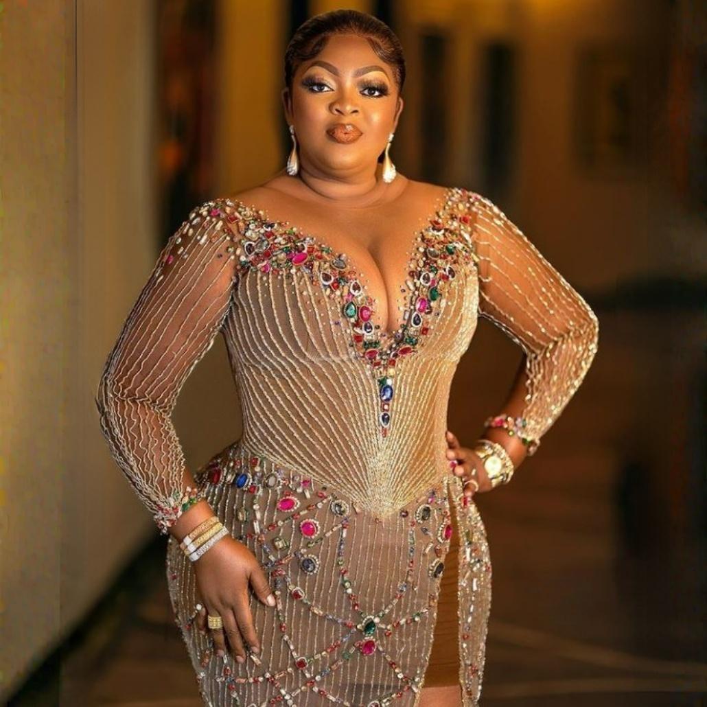 Aso Ebi-Abschlussballkleider in Übergröße, Gold, lange Ärmel, seitlicher Schlitz, Tüll, Perlen, bunt, Hinestone, afrikanisch, Nigeria, glitzernd, sexy Abendkleid, Kleider für den zweiten Empfang