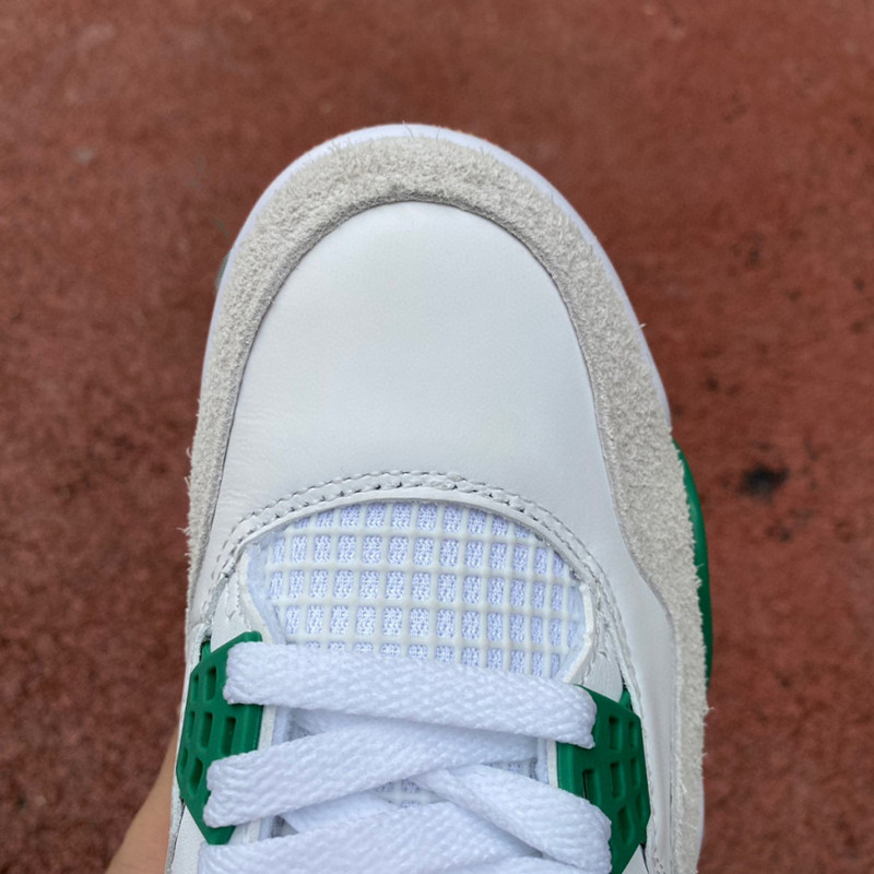 حذاء كرة السلة Jumpman Release SB x 4 أخضر صنوبر 4s شراع الصنوبر أخضر محايد رمادي أبيض حذاء رياضي للخارج للرجال DR5415-103 مقاس 7-13