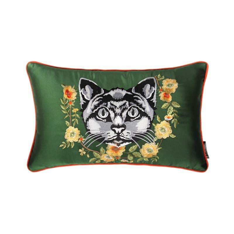 Fodera cuscino con ricamo di design di lusso, federa cuscino decorazione auto domestica, federa cuscino in vita interni, regalo caldo festivo decorativo