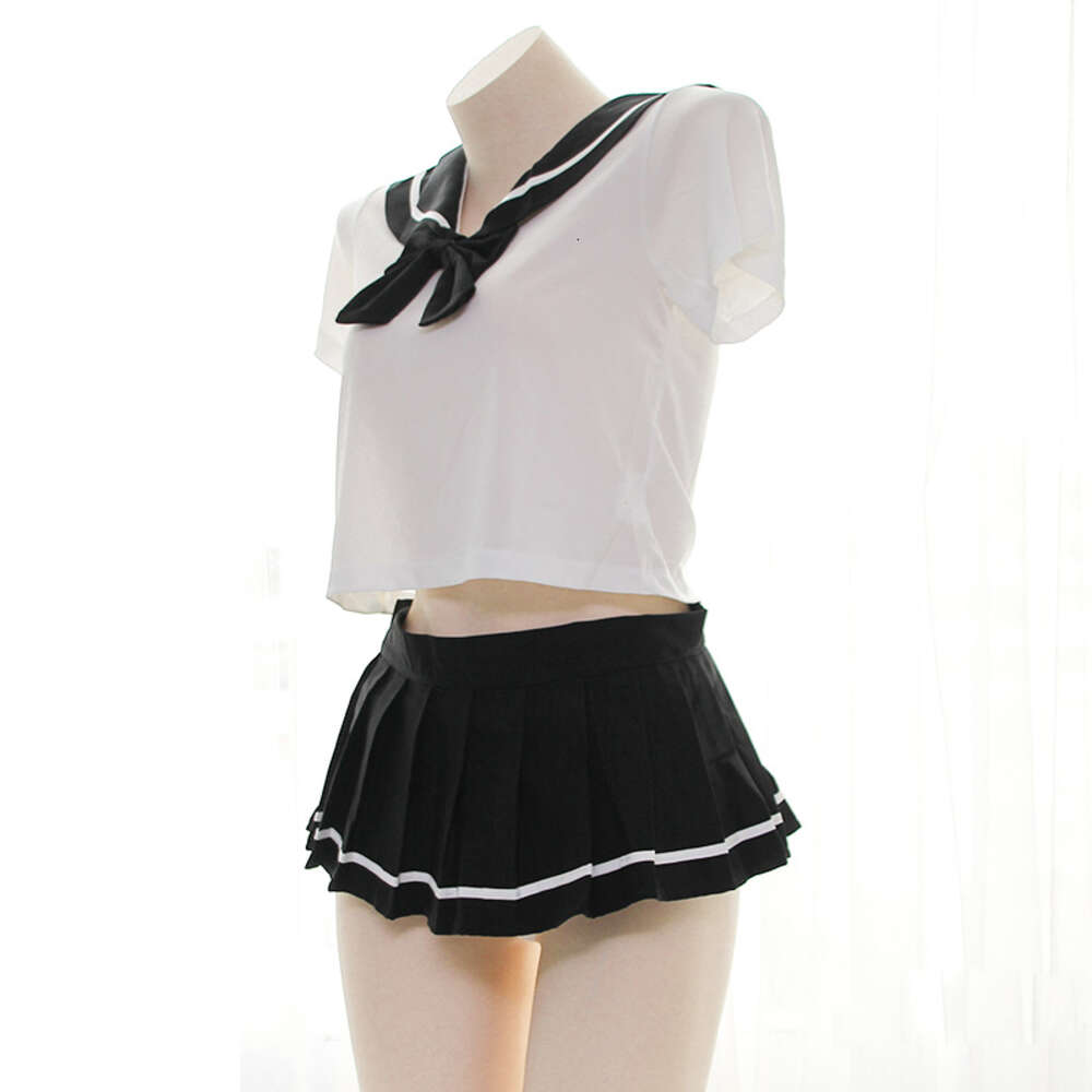 Ani Japanese Anime Girl Sailor Uniform Swimsuit Costume School Student Swimwear Set Pool Party Cosplay