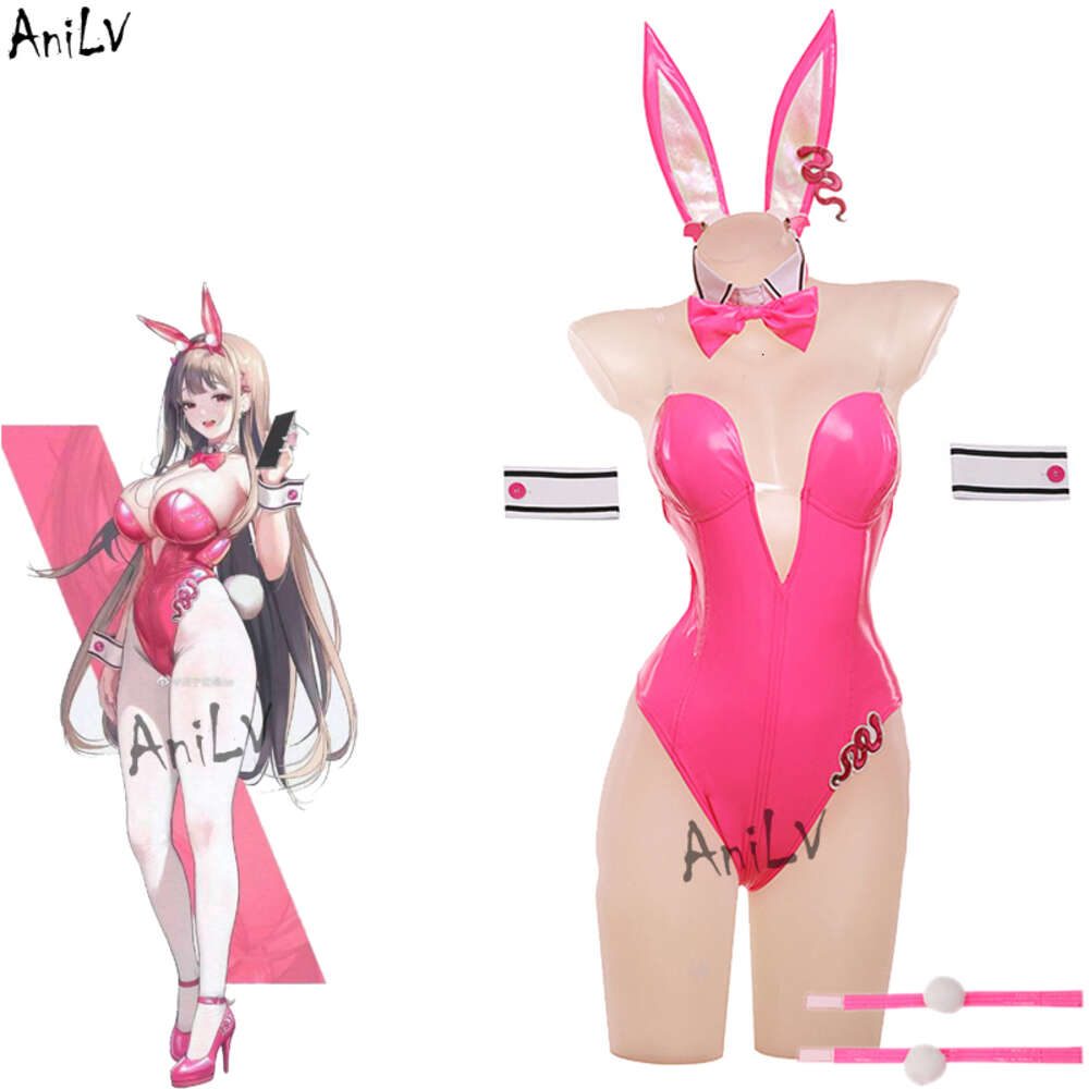 Ani NIKKE la dea della vittoria Tetra SSR Viper Gioco Uniforme Cosplay Pink Bunny Costumi cosplay