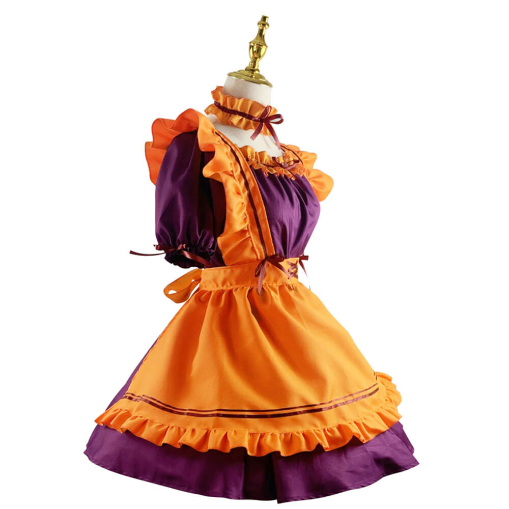 Ani Anime Girl Pumpkin Loliat Maid Outfits Costumes Women 2022 New Halloween Night Bat Dress Unifrom Cosplay cosplay