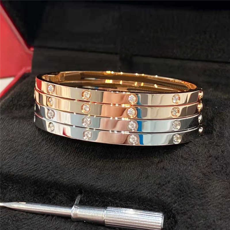 Charme de créateur Carter High End Quality Sixth Generation Ten Diamond Diamond Diamond Edition Bracelet Personnalized Fashion