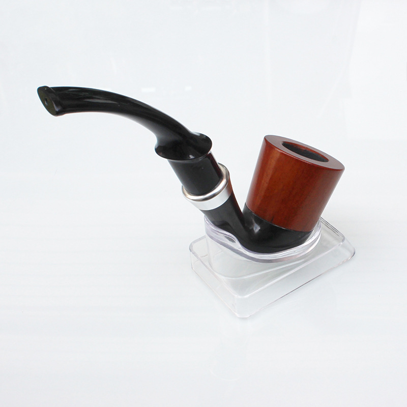 Pipes pour hommes Pipe sèche en acajou Collection fête des pères de pipe en bois massif SD-751 accessoires pour fumer