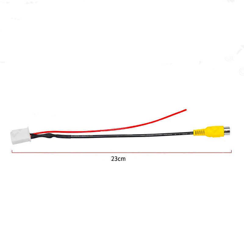 4 دبوس جديد لـ Toyota Car Male Connector Radio Radio Radio Resear Reca RCA محول قابس الإدخال RCA